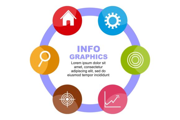 Abstract Infographic Template with Color