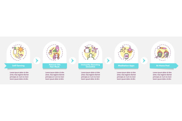 Beauty Treatments Vector Infographic