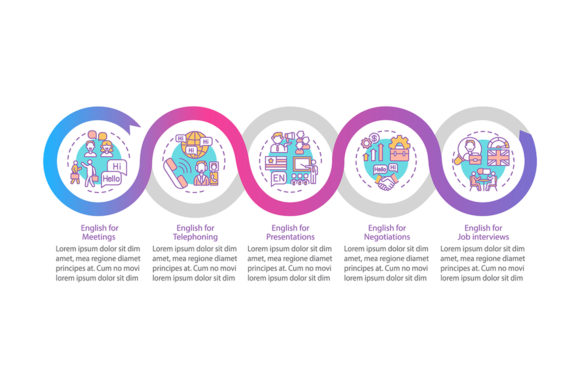 Business Purposes Vector Infographic