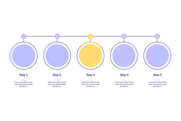 Circle Flowchart Infographic Template