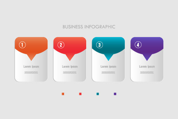 Colorful Business Infographic Banner