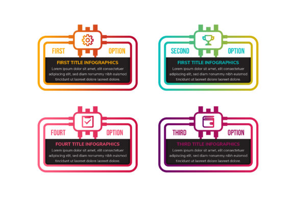 Ic Infographic Panel Four Option