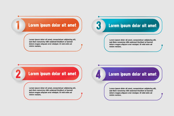 Minimalist Infographic Set Banner Design