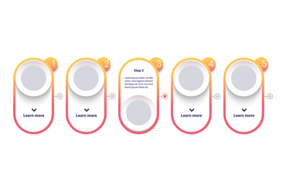 Sequential Vector Infographic Template