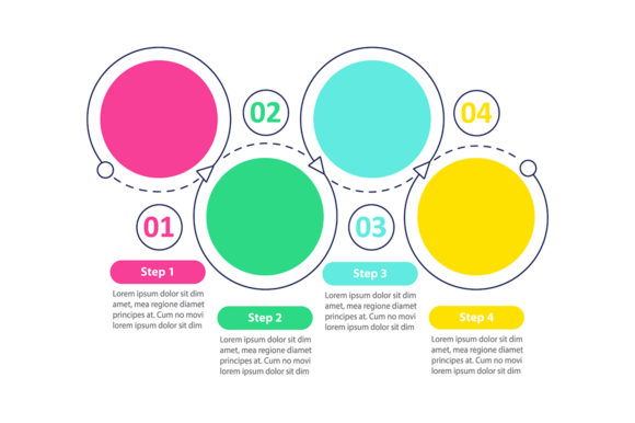 Simple Flowchart Infographic Template
