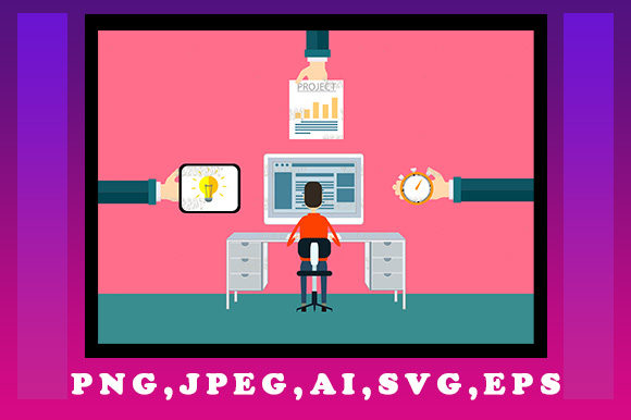 Virtual Assistant Business Management Graphics