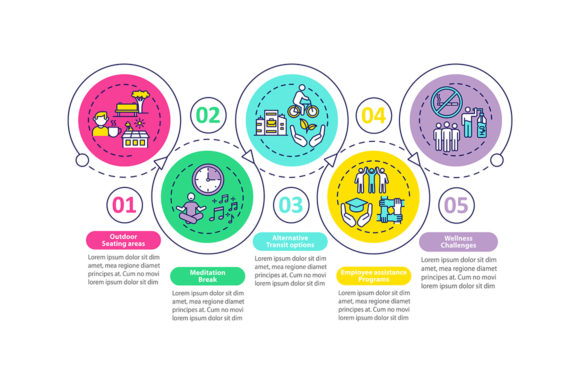 Workspace Wellness Infographic Graphics